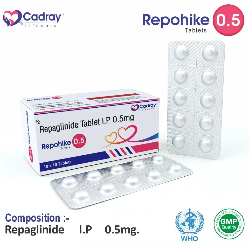 Repaglinide 0.5mg Diabetes Franchise in Bangalore